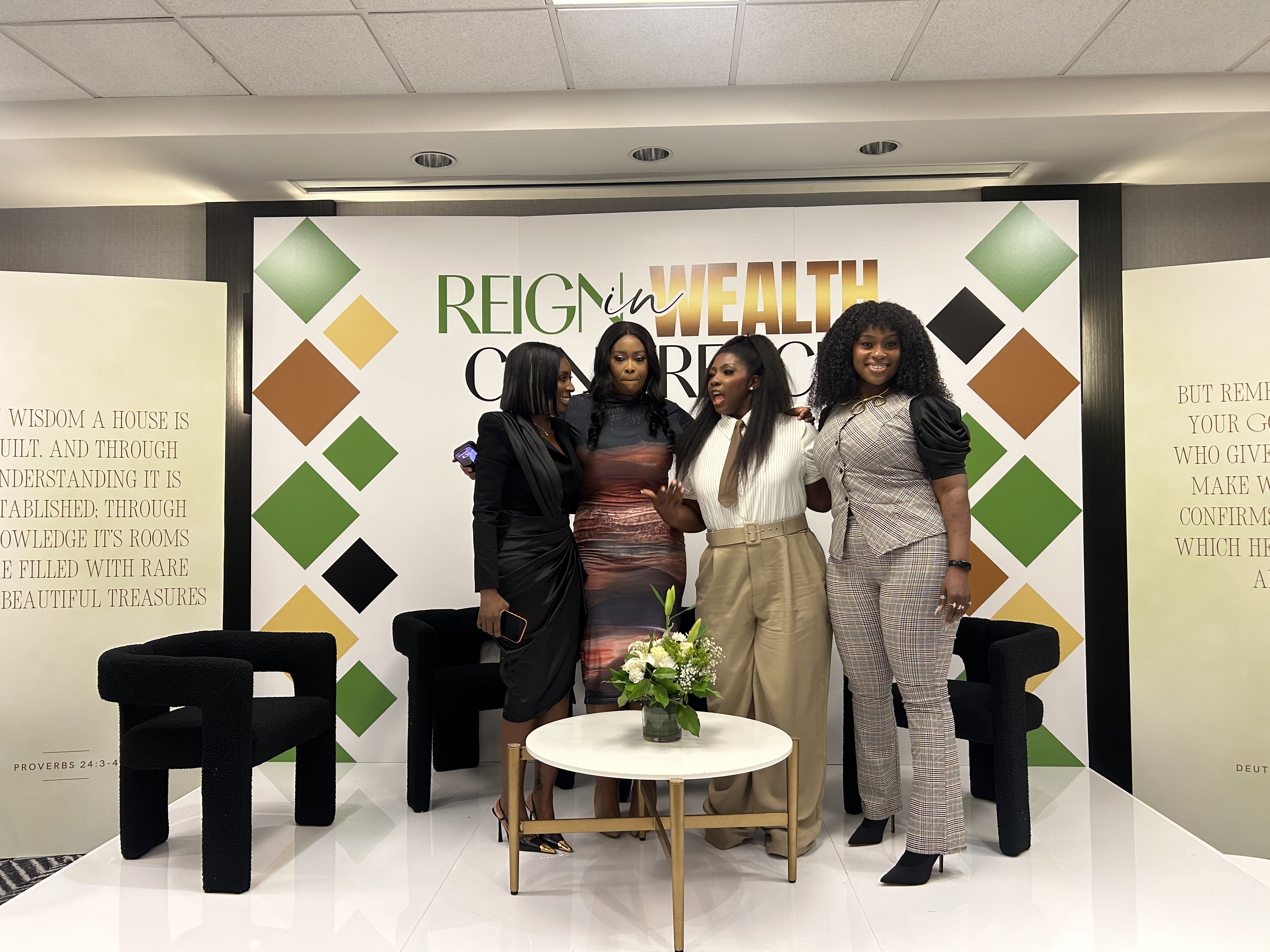 Reign in Wealth event moment